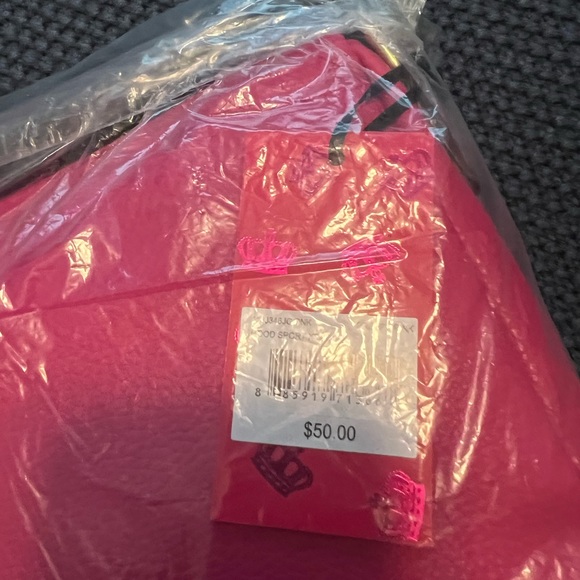 Juicy Couture Preppy Pink Good Sport CrossBody NWT barbiecore casual medium size - Picture 5 of 7